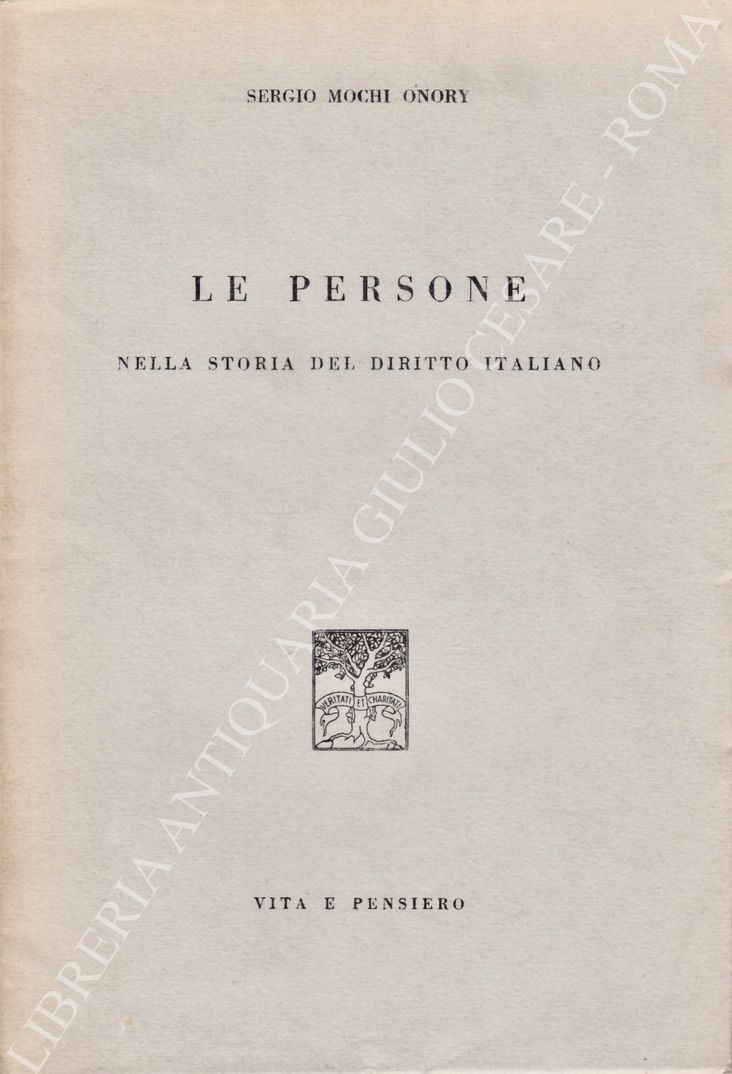 Le persone nella storia del diritto italiano