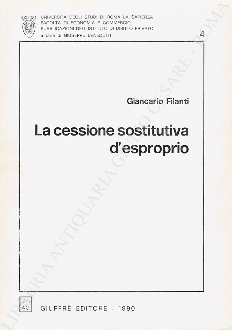 La cessione sostitutiva d'esproprio