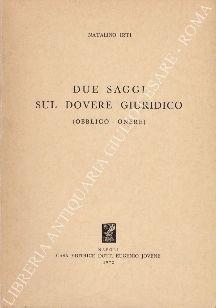 Due saggi sul dovere giuridico