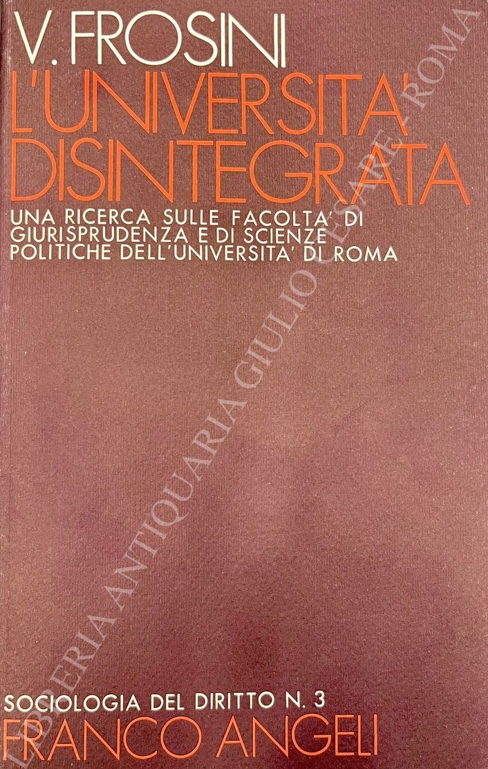 L'università disintegrata