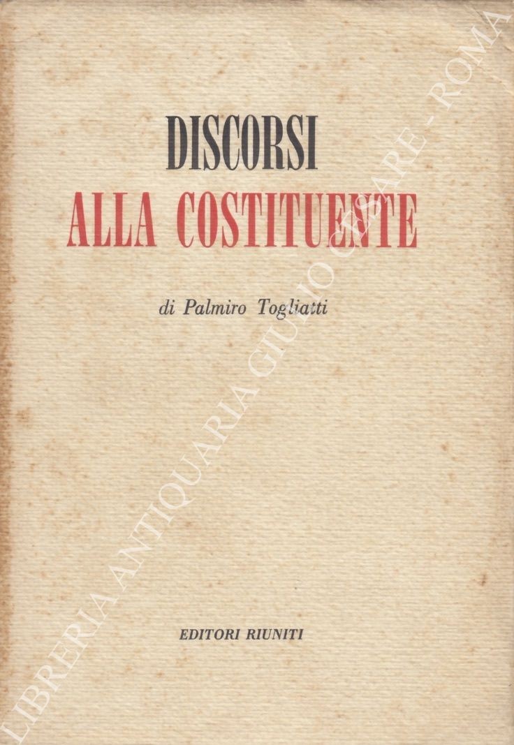 Discorsi alla Costituente