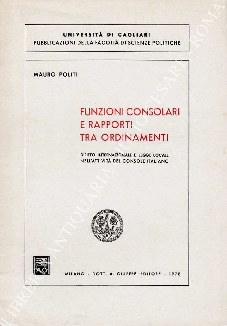 Funzioni consolari e rapporti tra ordinamenti