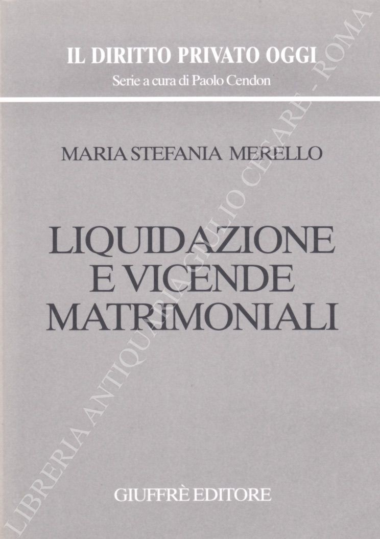 Liquidazione e vicende matrimoniali