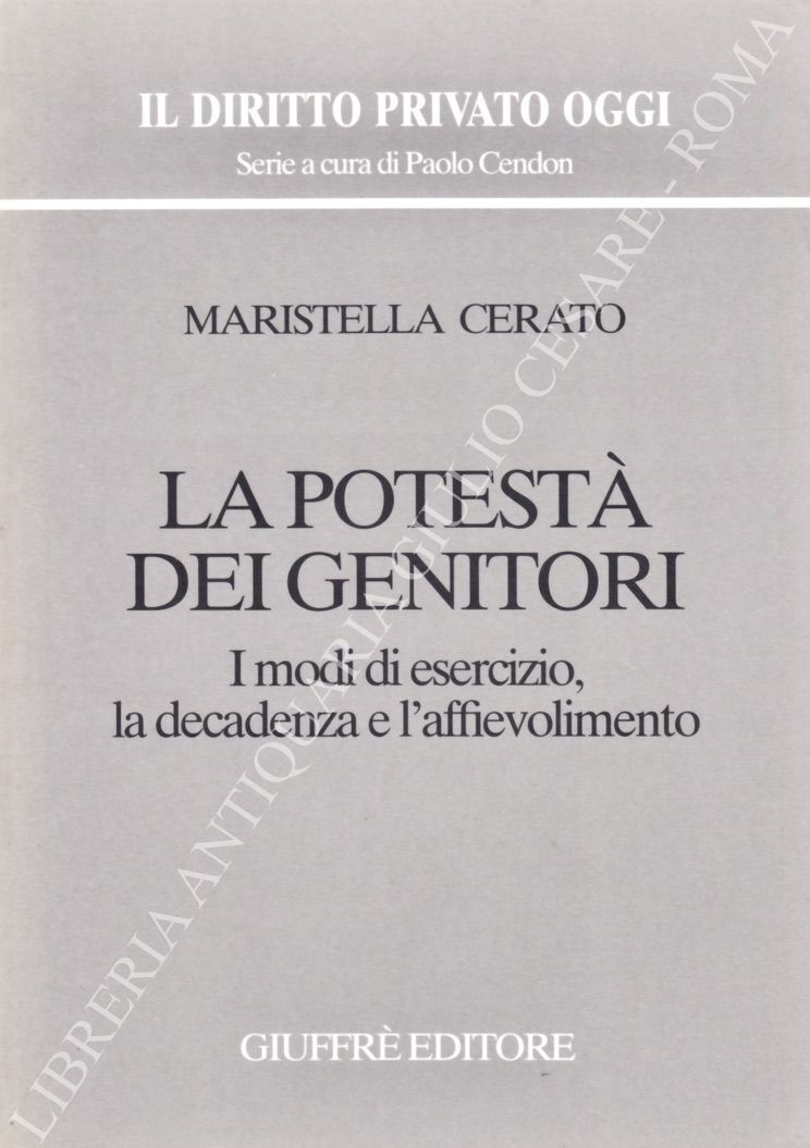 La potestà dei genitori