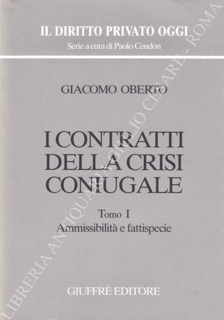 I contratti della crisi coniugale