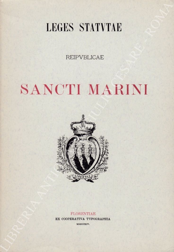 Leges Statutae Reipublicae Sancti Marini