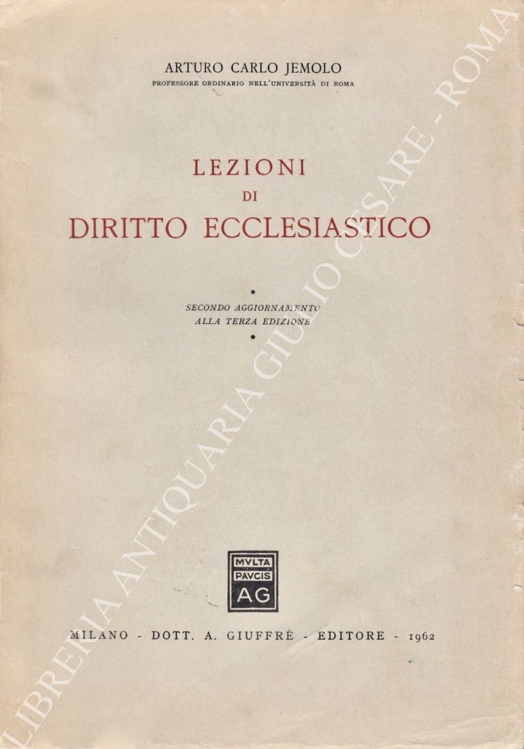 Lezioni di diritto ecclesiastico