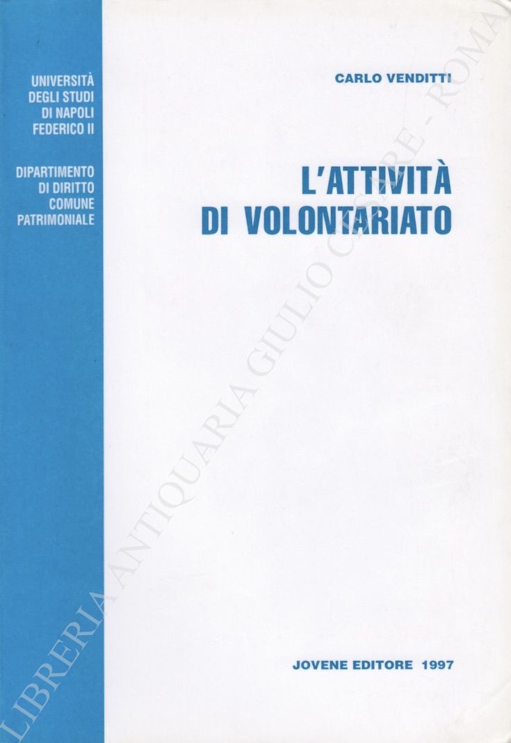 L'attività di volontariato
