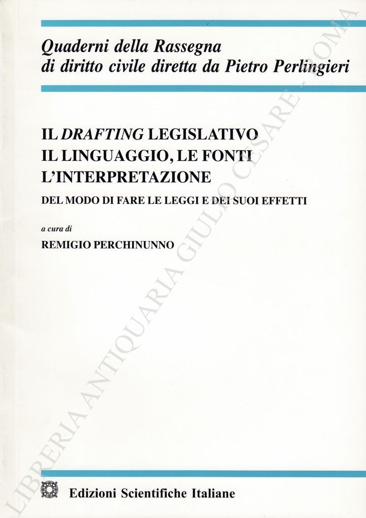 Il drafting legislativo