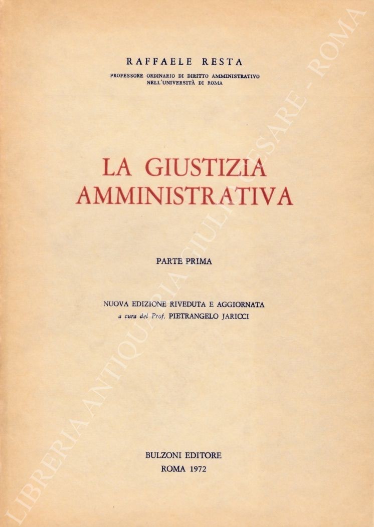 La giustizia amministrativa