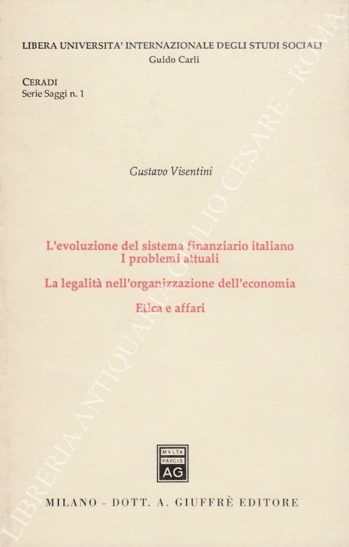 L'evoluzione del sistema finanziario italiano