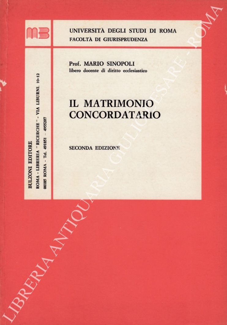 Il matrimonio concordatario