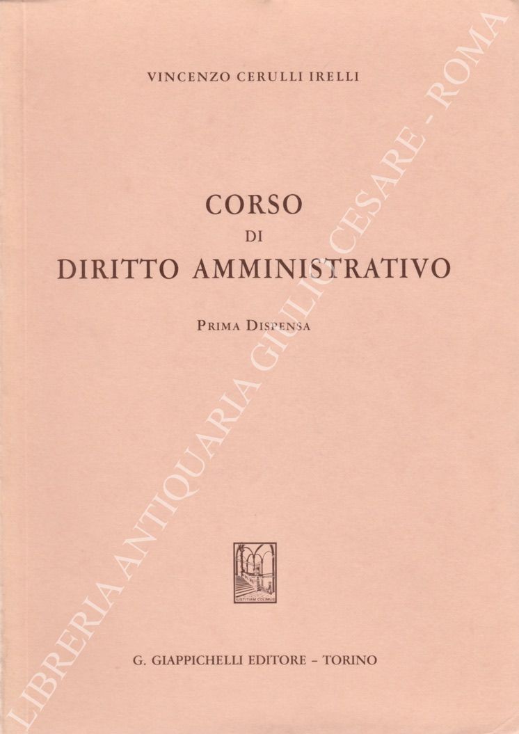 Corso di diritto amministrativo