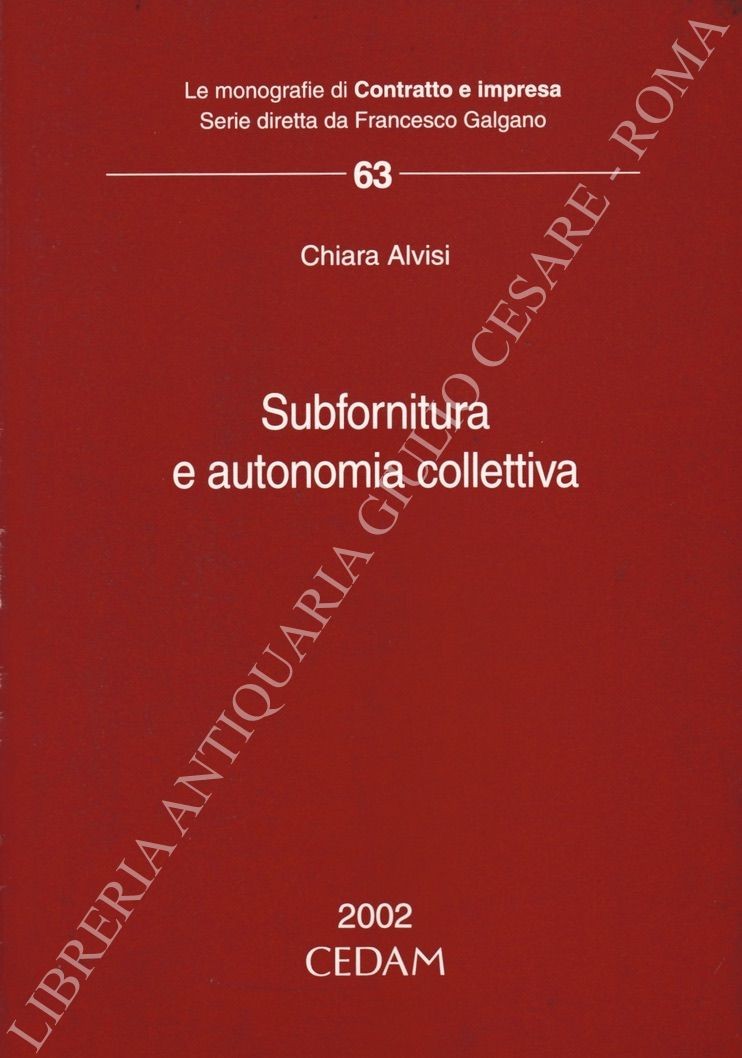Subfornitura e autonomia collettiva