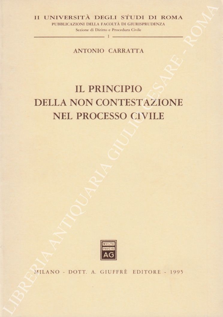 Il principio della non contestazione nel processo civile