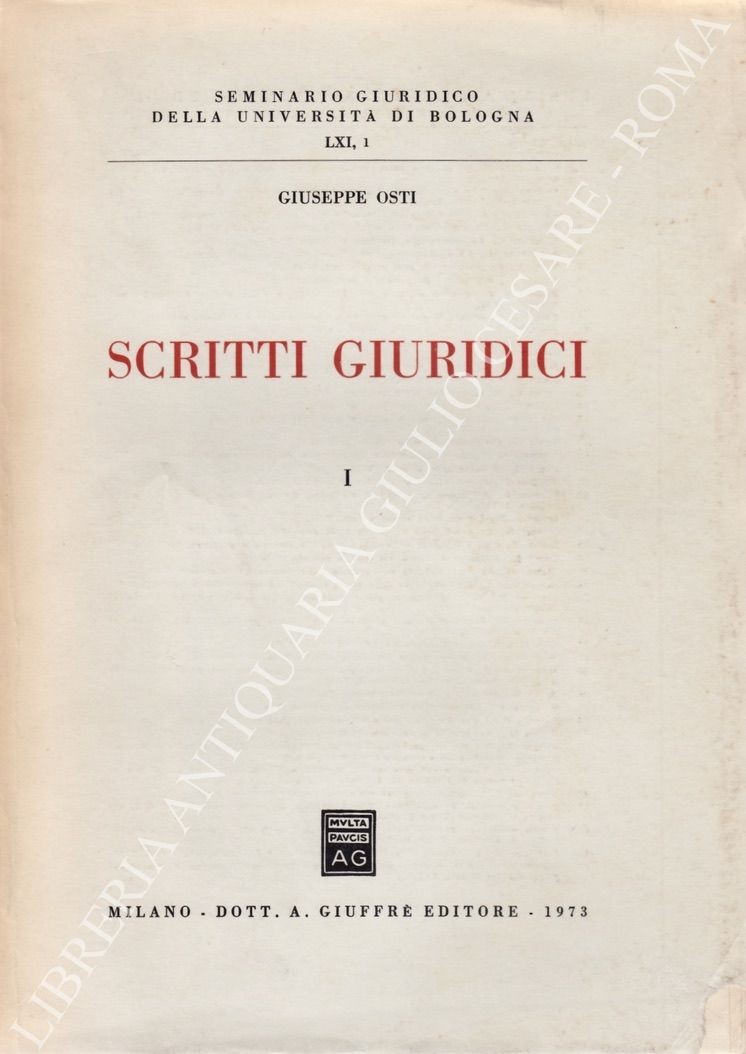Scritti giuridici