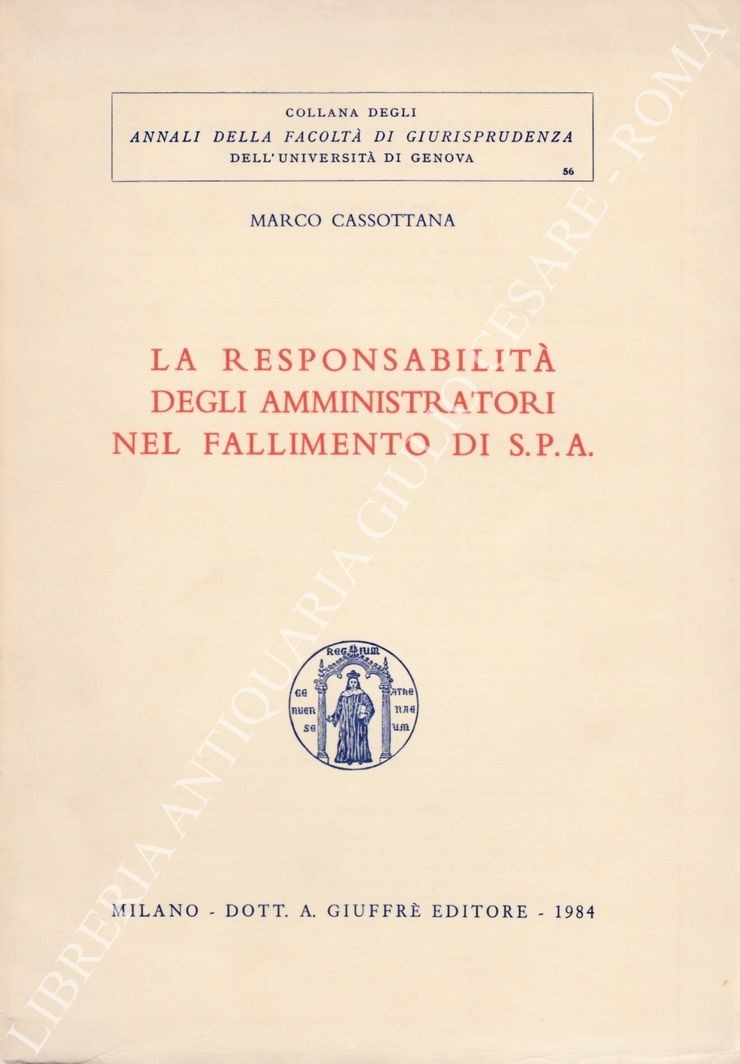 La responsabilità degli amministratori