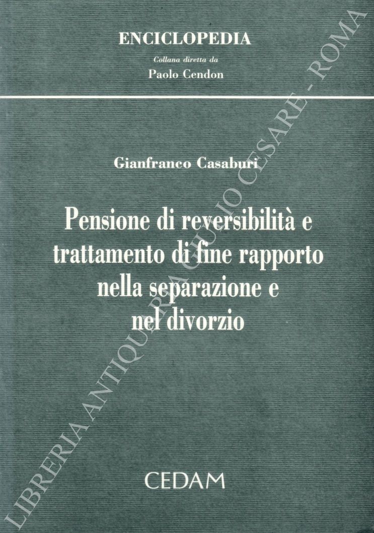 Pensione di reversibilità e trattamento di fine rapporto
