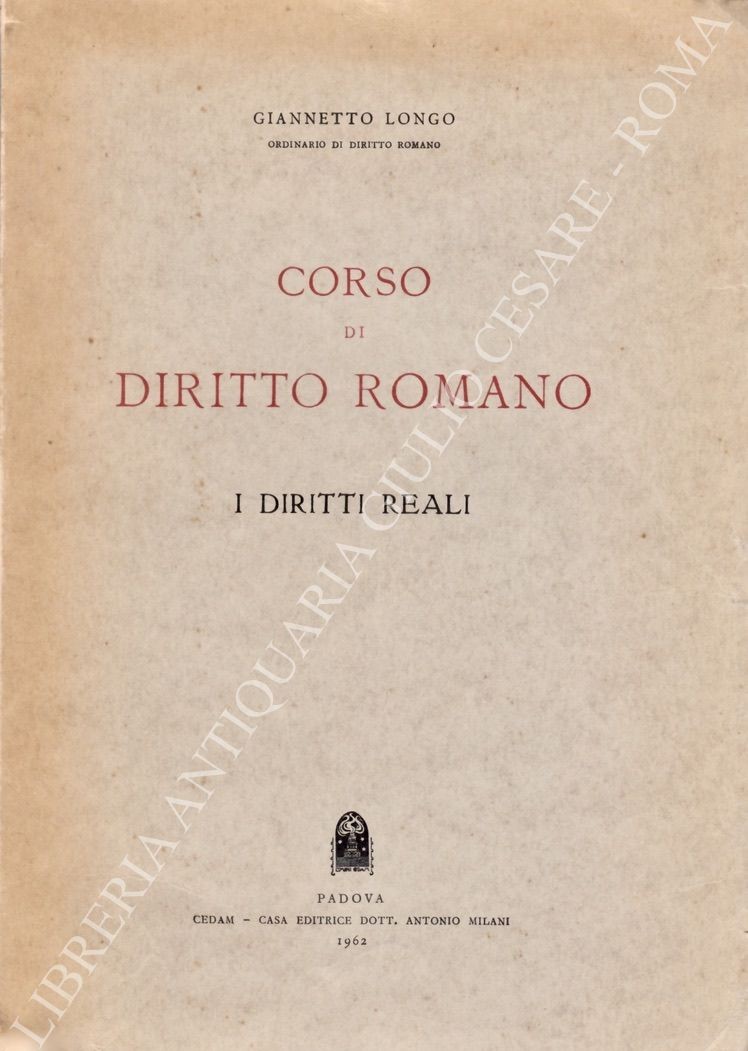 Corso di diritto romano