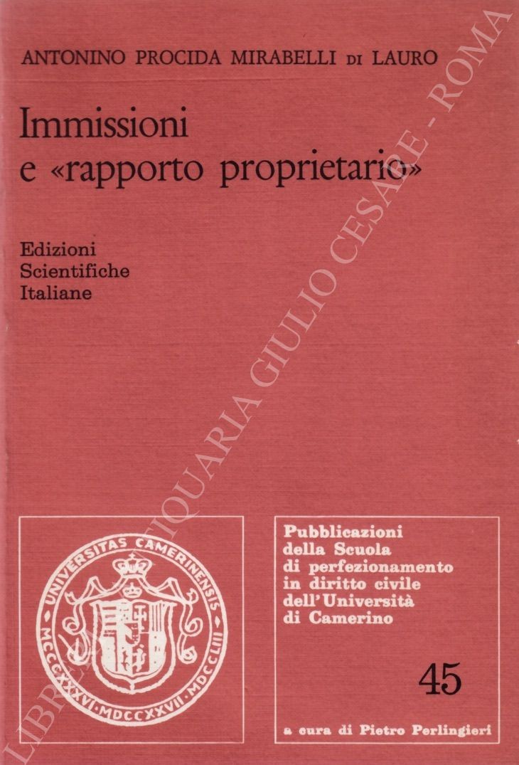 Immissioni e rapporto proprietario