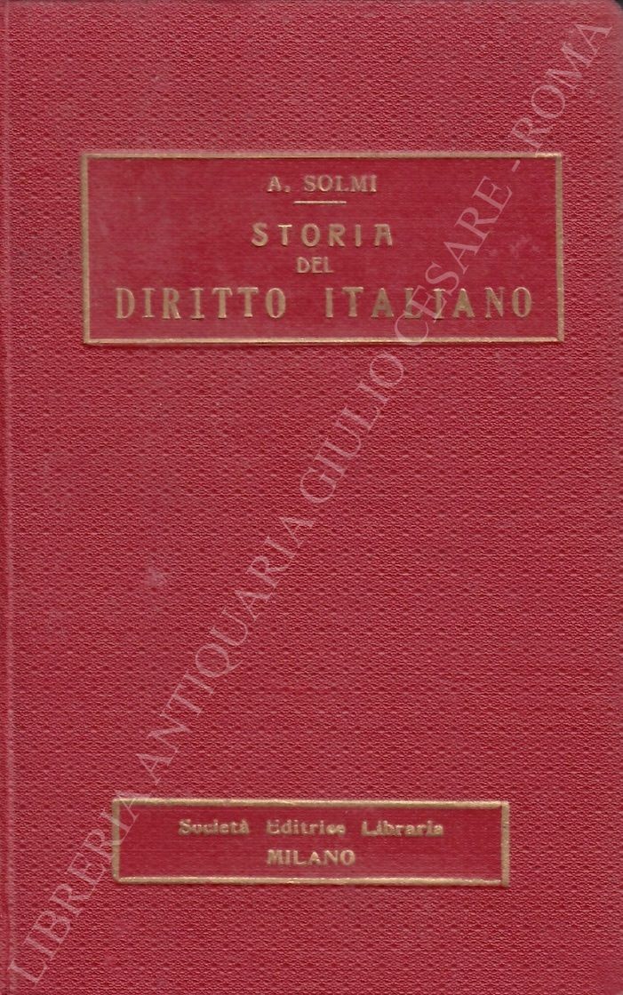 Storia del diritto italiano