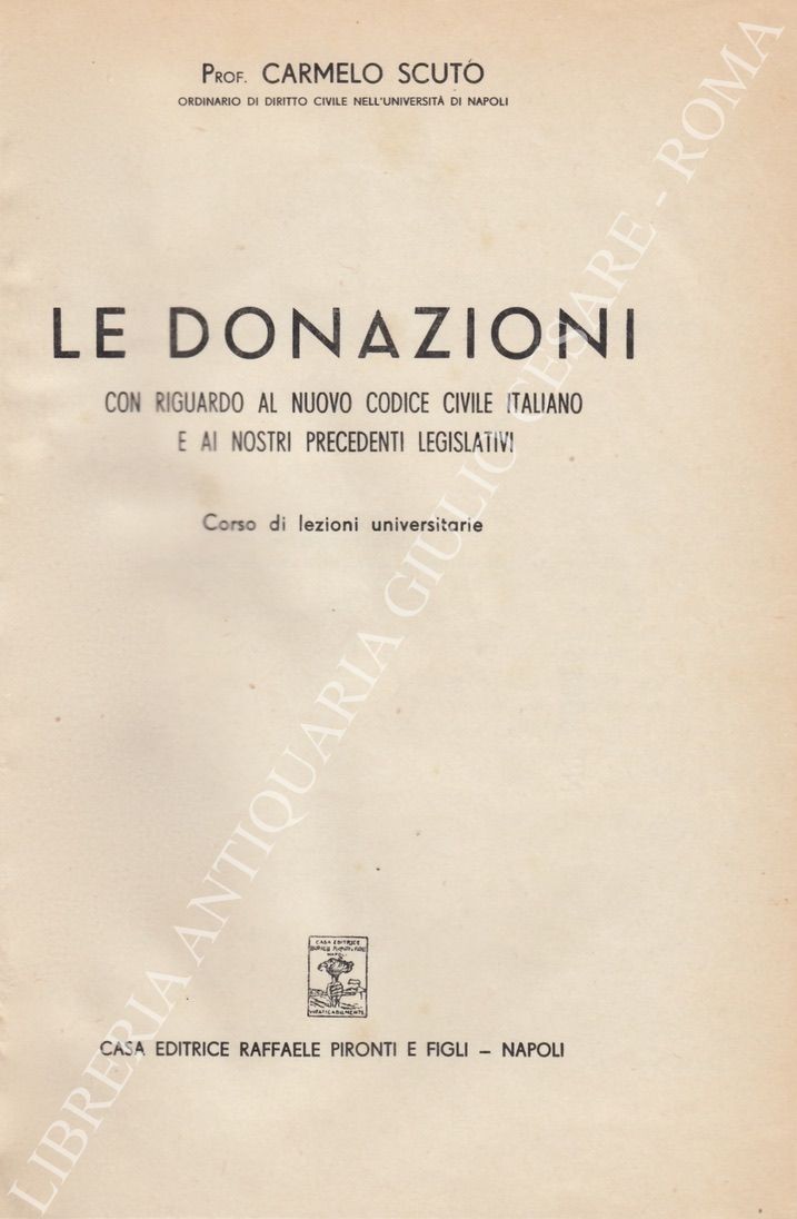 Le donazioni
