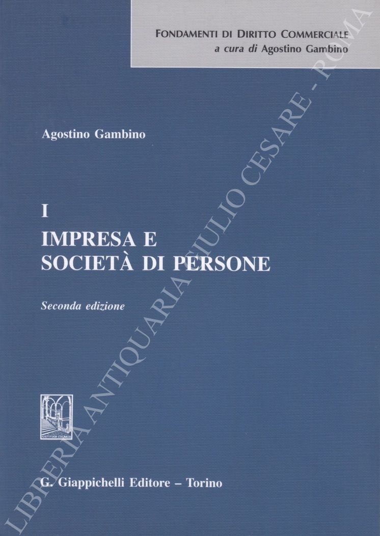I Impresa e società di persone