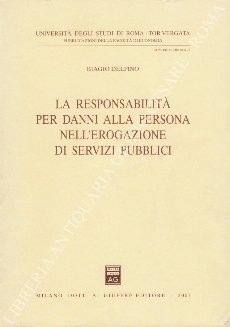 La responsabilità per danni alla persona