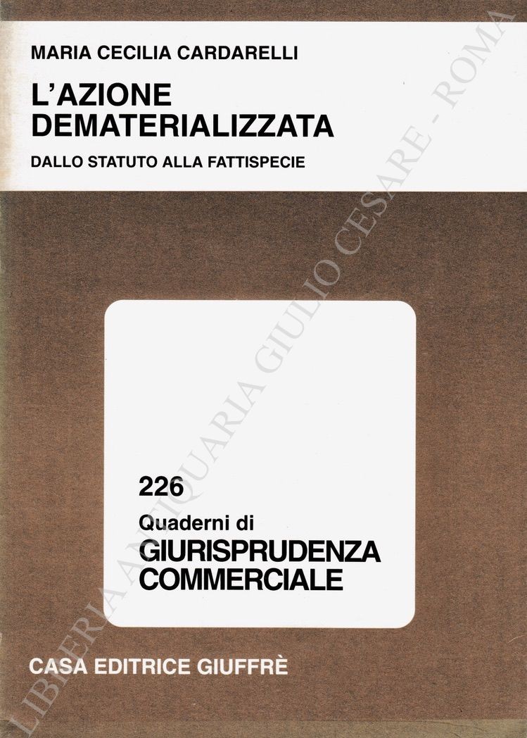 L'azione dematerializzata