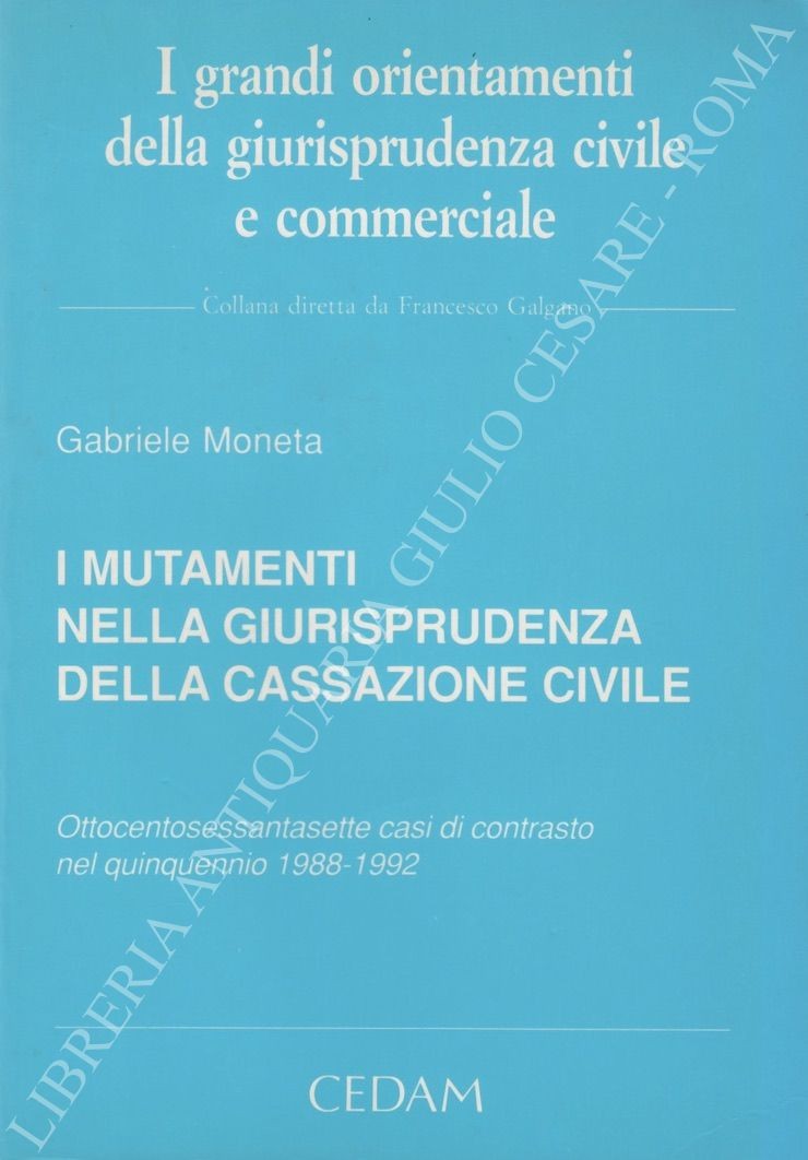 I mutamenti nella giurisprudenza della Cassazione