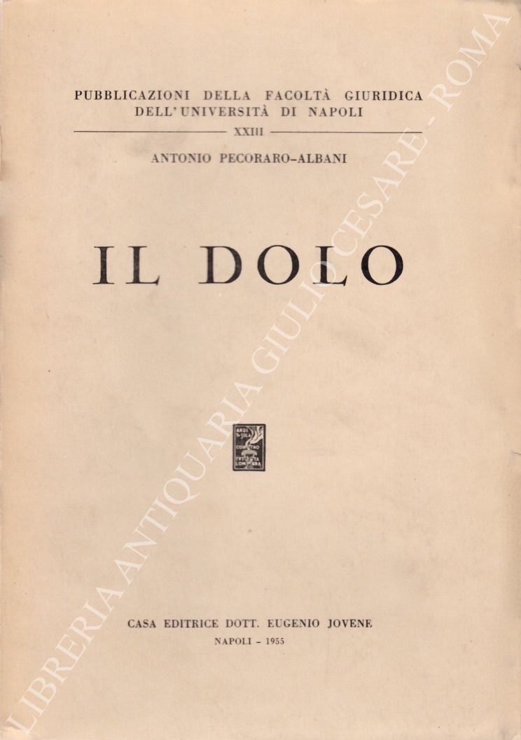 Il dolo