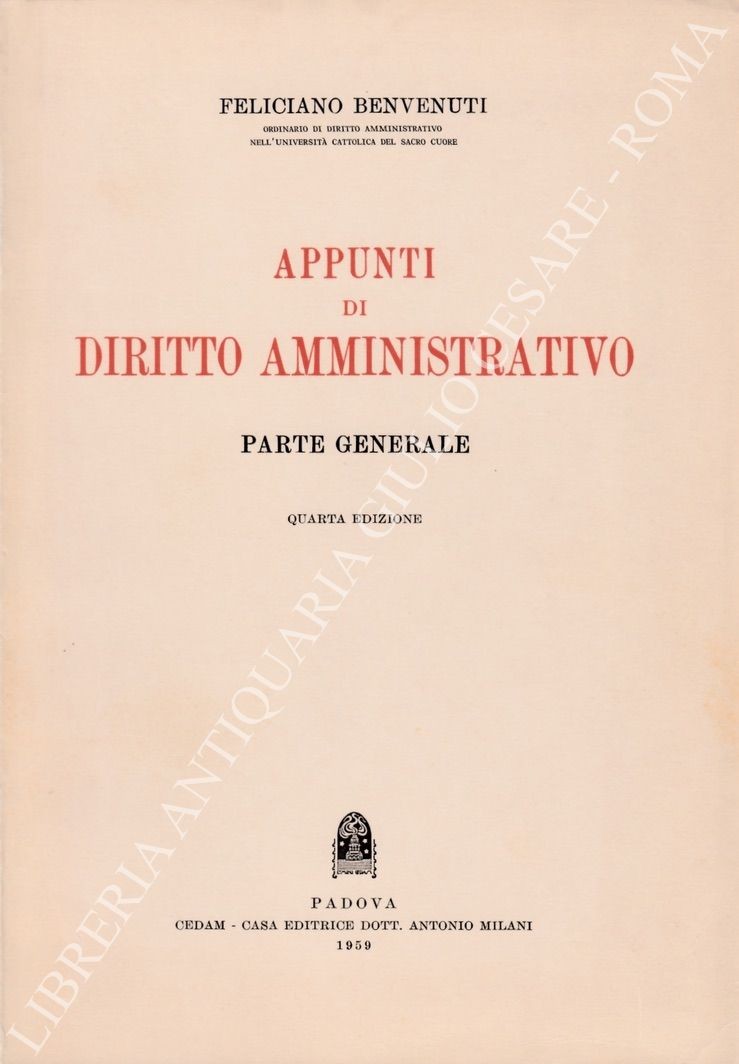 Appunti di diritto amministrativo