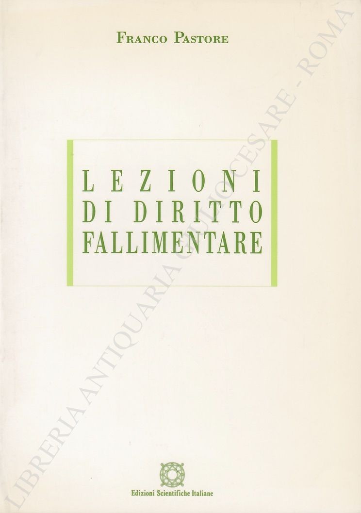 Lezioni di diritto fallimentare
