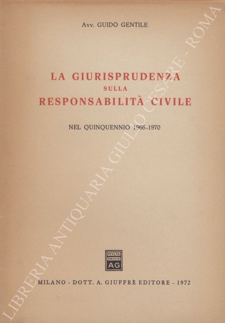La giurisprudenza sulla responsabilità civile