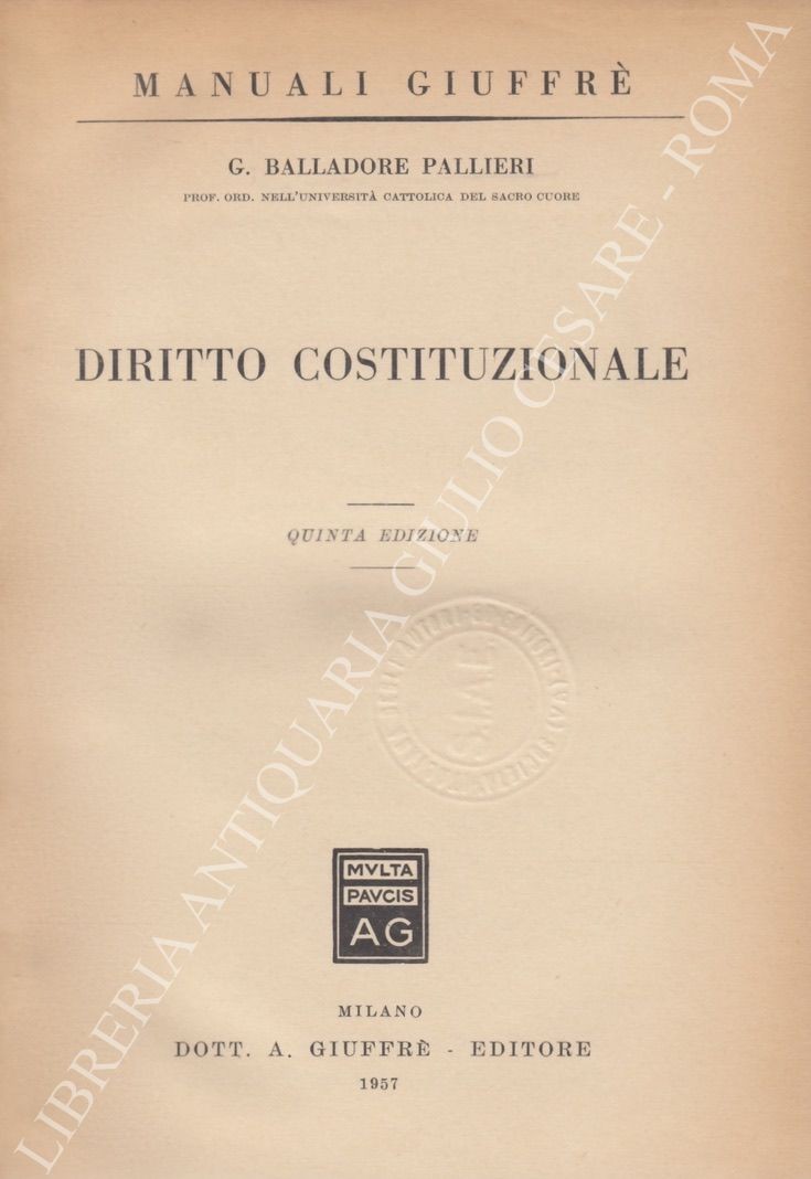 Diritto costituzionale