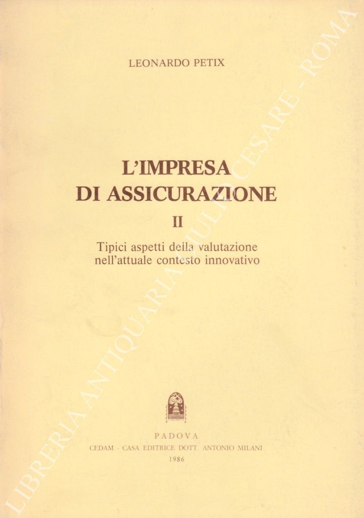 L'impresa di assicurazione II