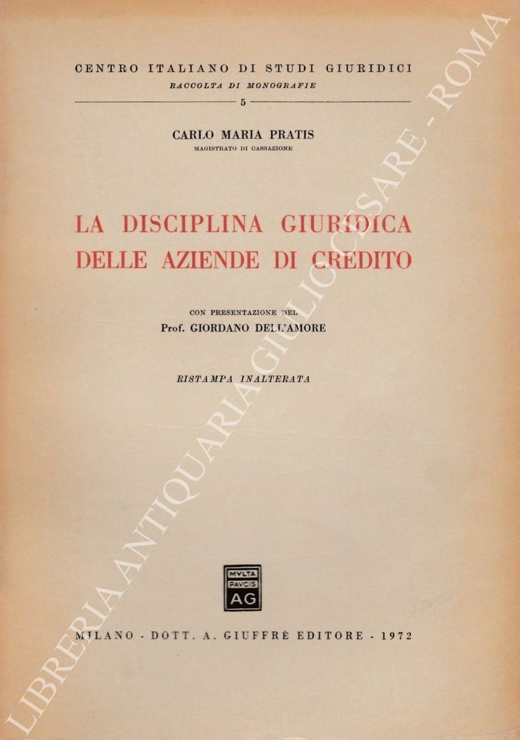 La disciplina giuridica delle aziende di credito