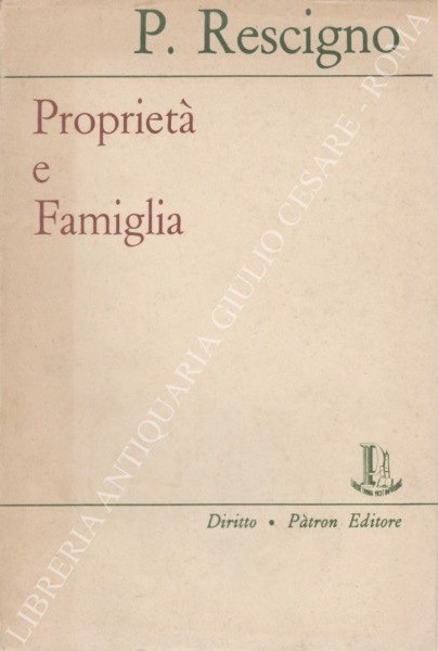 Lezioni su proprietà e famiglia