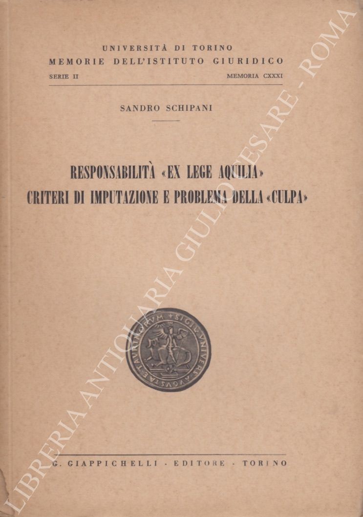 Responsabilità ex lege Aquilia