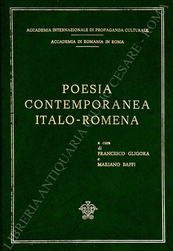 Poesia contemporanea italo - romena