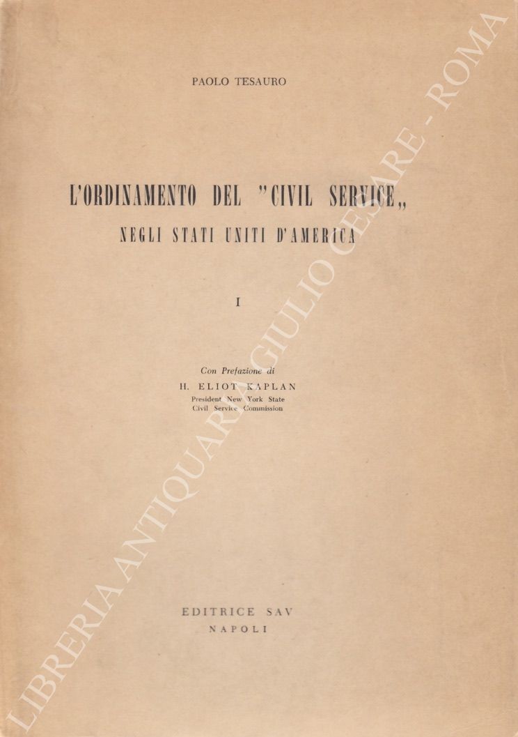 L'ordinamento del Civil service