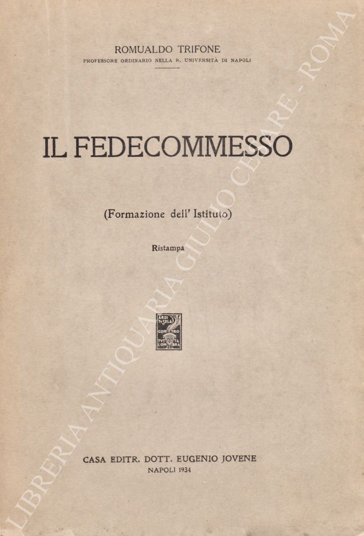 Il fedecommesso