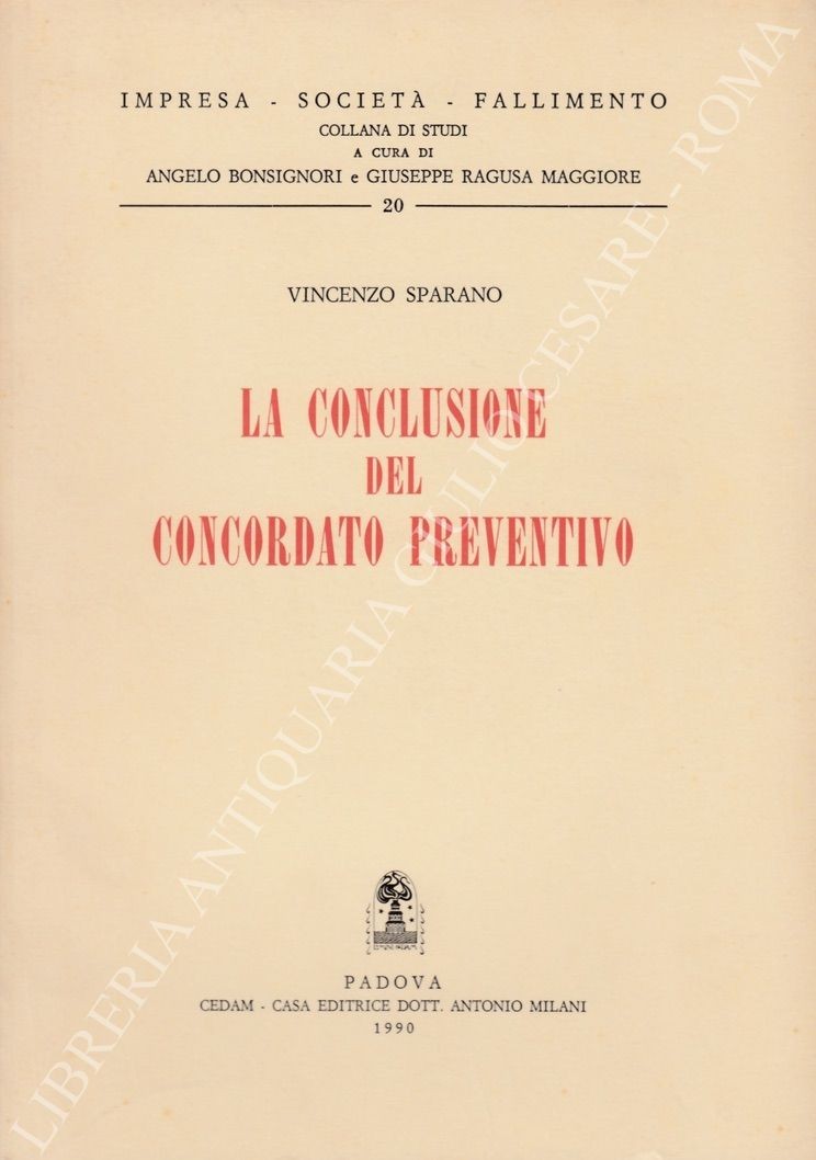 La conclusione del concordato preventivo