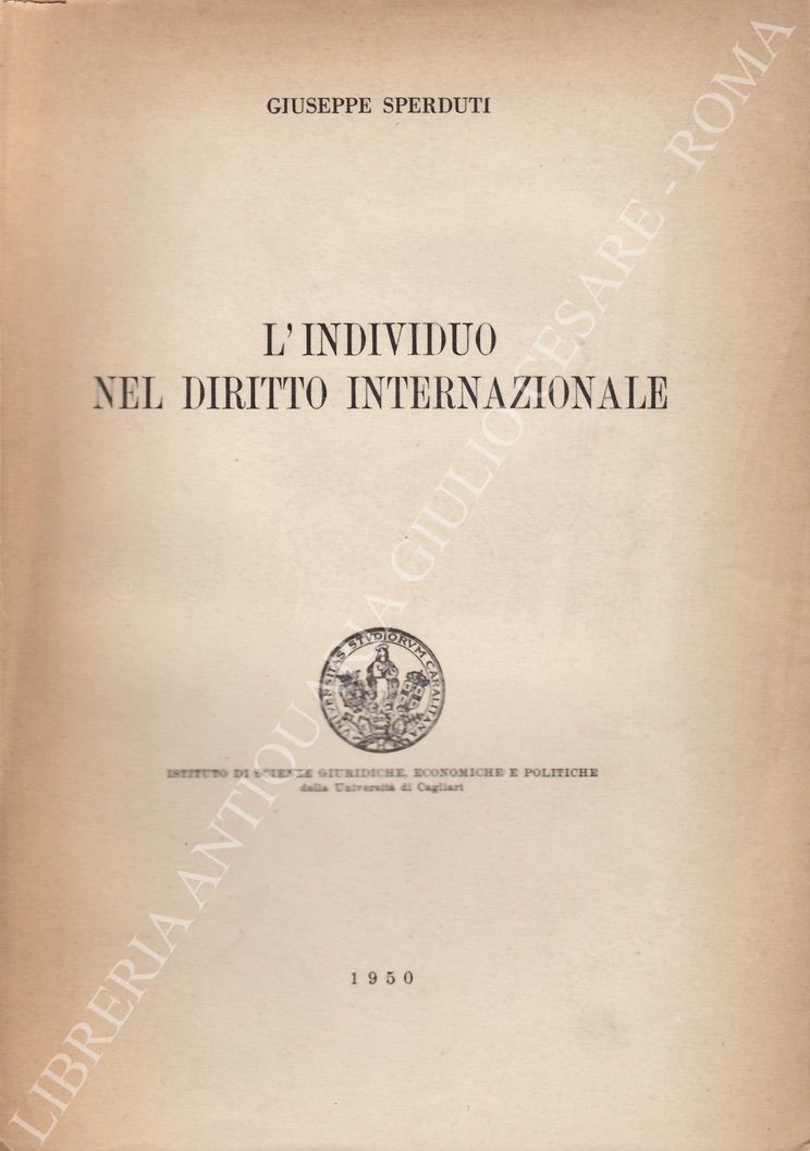 L'individuo nel diritto internazionale