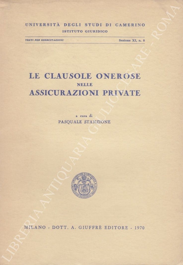 Le clausole onerose nelle assicurazioni private