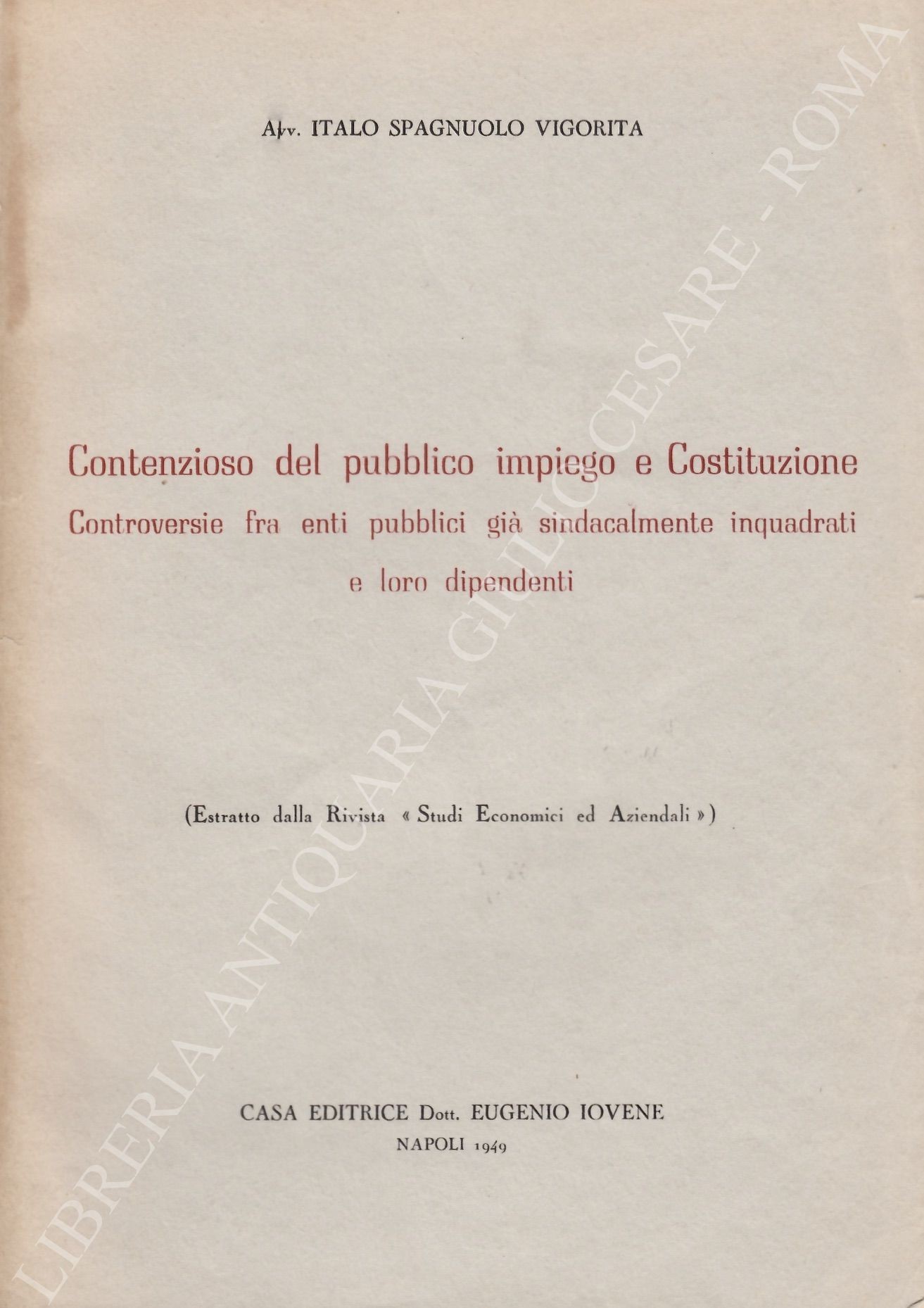 Contenzioso del pubblico impiego e Costituzione