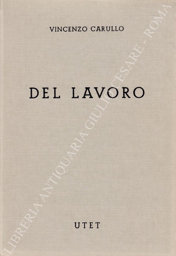 Del lavoro. (Artt. 2060-2098)