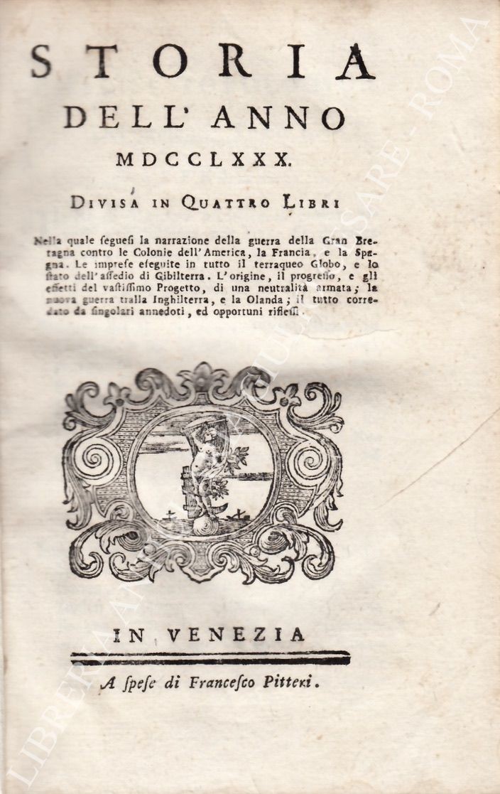 Storia dell'anno MDCCLXXX