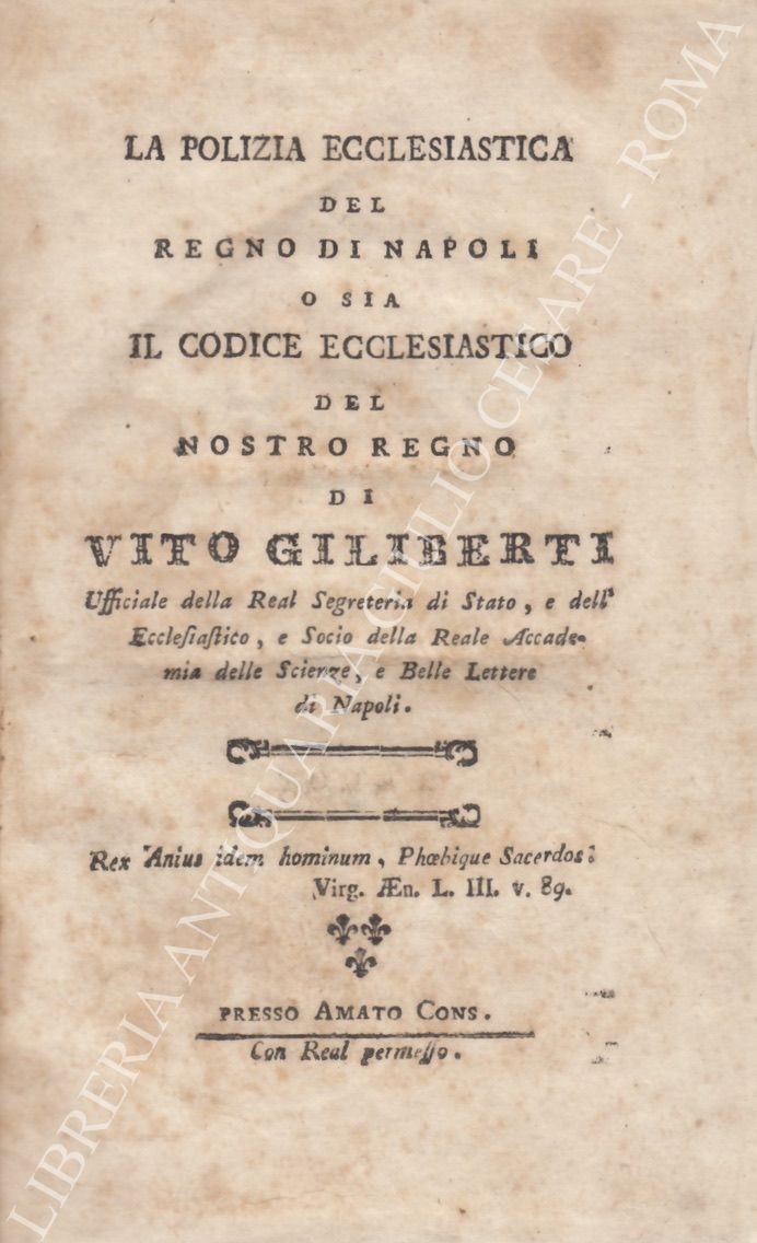 La polizia ecclesiastica del Regno di Napoli 