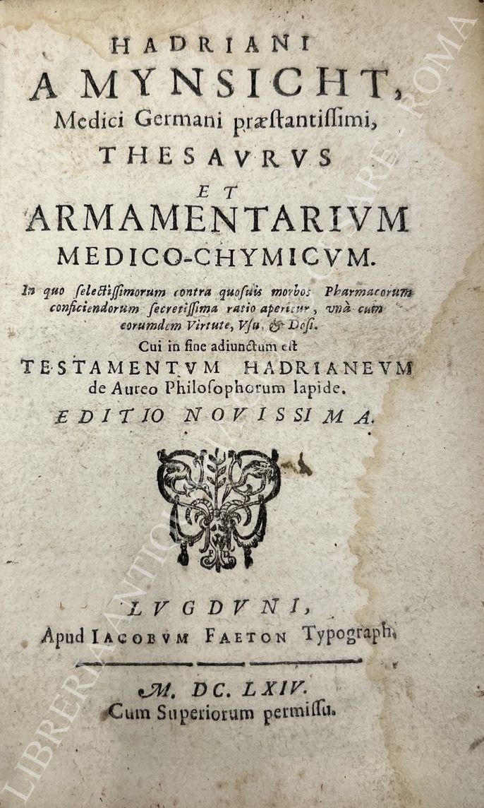 Hadriani a Mynsicht, Medici Germani praestantissimi